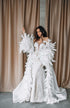 Bridal Cape Feathers, Custom Wedding Cloak